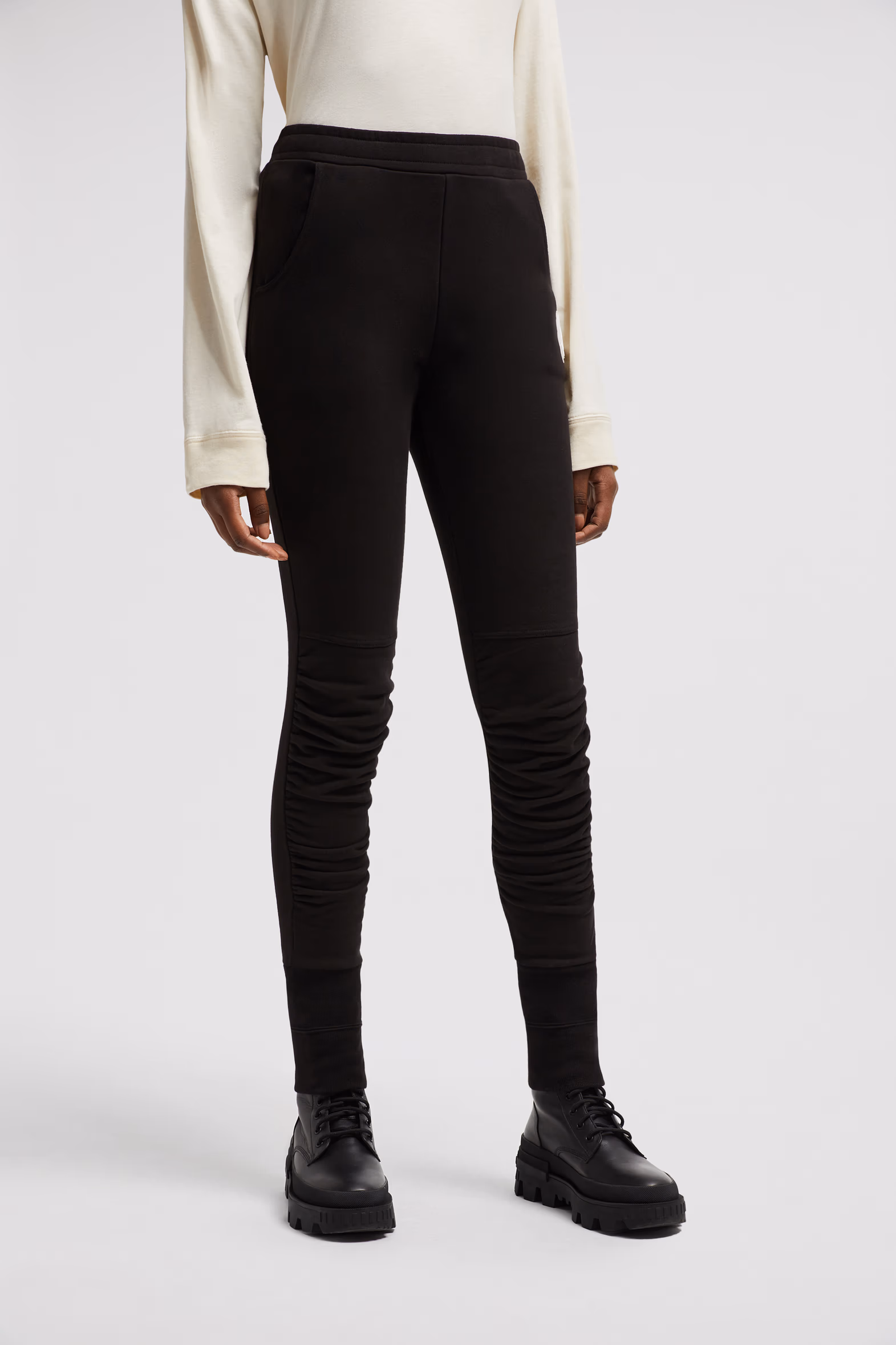 Moncler x Lulu Li Cotton Sweatpants Women Black Moncler 3